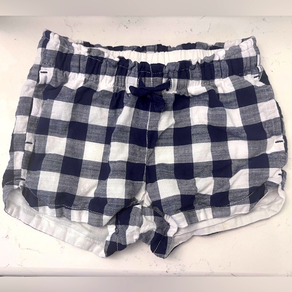 Cat & Jack 2T Blue and White Checkered Shorts